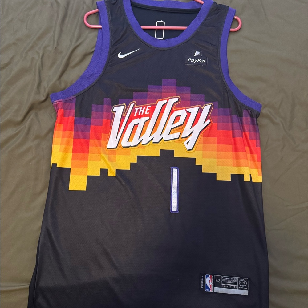 Devin Booker “The Valley” Phoenix Suns Jersey XL